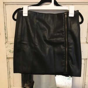 Size 7 Faux Leather Skirt